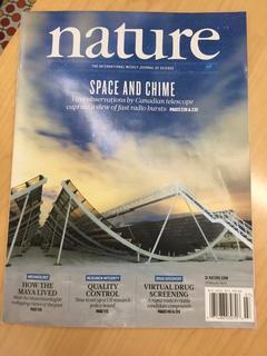 Cover of Nature Magazine (February 14, 2019)