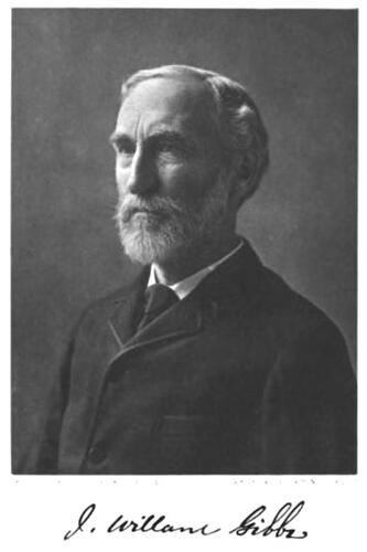 J. Willard Gibbs, Public domain, via Wikimedia Commons J. Willard Gibbs, Public domain, via Wikimedia Commons