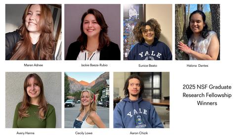 7 headshots in a  collage