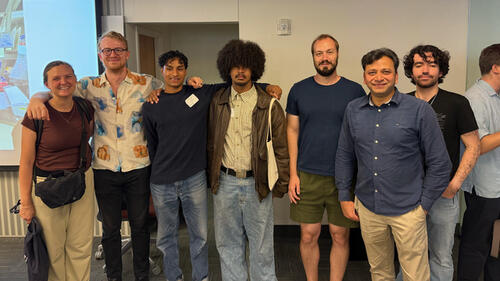 High school students and mentors from the Yale Pathways Summer Research Internship Program.