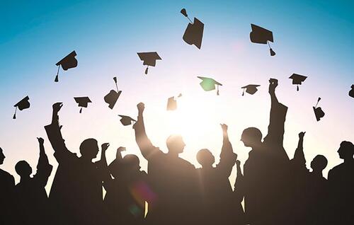 shadow graduates throwing caps from https://www.southwestjournal.com/voices/2017/05/for-the-graduates-toss-those-mortarboards-high-and-far/.