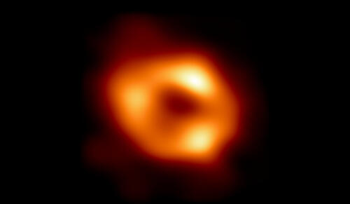 First image of the black hole at the center of the Milky Way. (Image: EHT Collaboration)